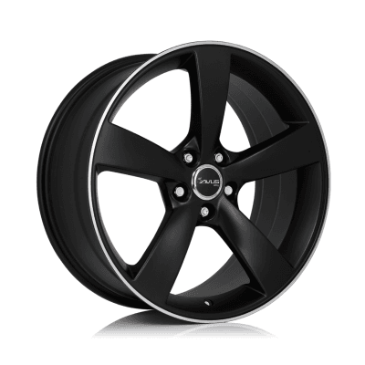 Avus AF10 Matt sort frontpolert